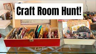 Craft Room Hunt! Choosing & Organizing Pieces for Clusters (Autumn Muse Junk Journal Part 4)