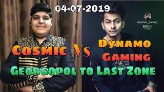 Dynamo Gaming Vs Cosmic YT + MDisCrazy + PK Gamer In End Zone Part 2 Shaktimaan Gaming