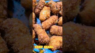 Fried shark fish