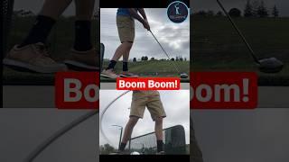 Boom Boom! Tee-Payne Golf 2 Angles! #golf #viral #fun #sub #golfer #fyp #trending #golfswing #boom