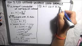 HOW TO FIND COMPOUND INTEREST USING FORMULA / COMPOUND INTEREST