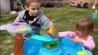 Little Tikes Fish 'n Splash Water Table demonstrated by Jersey Family Fun