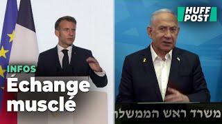 Benjamin Netanyahu répond à Emmanuel Macron sur l’embargo des livraisons d’armes contre Israël