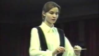 Дирижирует Наталья Главинская, оркестр ОМУ им. Шебалина, рук. Рудольф Дубенко