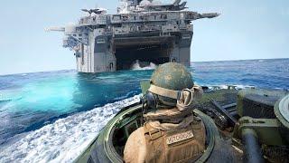 Life Inside Billion $ US Amphibious Assault Ships in Middle of the Ocean