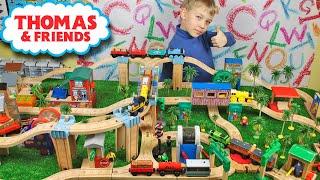 Челлендж для ТОМАСА / Томас и его друзья - большие мосты и деревянная железная дорога