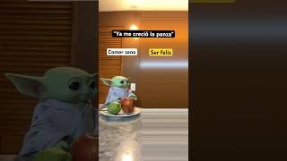 Toca ser feliz ‍️ #humor #saludable #babyyoda