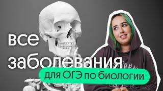  ЗАБОЛЕВАНИЯ, которые НУЖНО ЗНАТЬ для ОГЭ по биологии