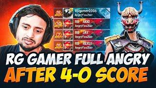 Angry Youtuber  Rg Gamer Broke His Pc  After Losing This Game  On Live Stream | Garena Free Fire