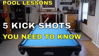 Kick Shots You Should Know (POOL LESSONS) #8ballpool #9ballpool