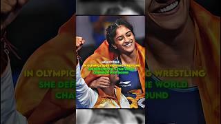 Vinesh Phogat mam Thanks for making india proud #paris2024 #olympics #wrestling #gold #vineshphogat