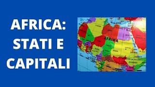 AFRICA: STATI E CAPITALI