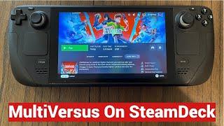 MultiVersus On SteamDeck With LeBron Gameplay - Free To Play Platform Fighter!