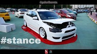 Mitsubishi Lancer GT Stance All White Edition - Borneo Kustom Show 2017