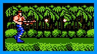 Contra (NES) version | full game 1-loop session for 1 Player 