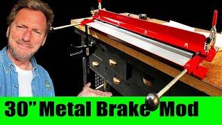 Best 30" Metal Brake Modification! (Easy To Do!)