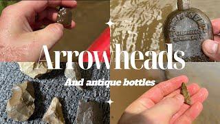 Arrowhead Hunting The Ohio River: Indian Artifacts & Antique Bottles