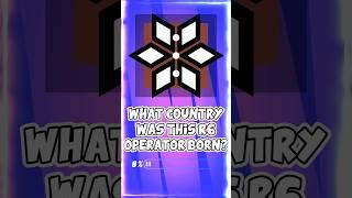 What Country was Thunderbird Born in? #R6 #6 #r6quiz #quiz #gaming #rainbowsixsiege