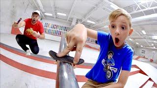 Father & Son FINGERBOARD AN ACTUAL SKATEPARK!