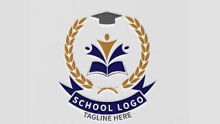 Professional school logo design  ||Adobe Illustrator Tutorials||Rasheed RGD