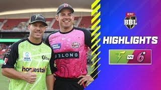 Sydney Thunder v Sydney Sixers Match Highlights | #BBL14