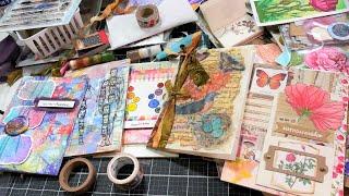 Let's Craft and Use What We Have! Stashbusting Crafternoon! (Collage Cardmaking)