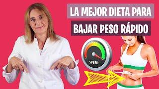 La DIETA para BAJAR de PESO RÁPIDO FÁCILMENTE | Cómo bajar peso rápidamente | Nutrición y Dietética