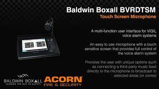 Baldwin Boxall Touch Screen Microphone - Acorn Fire & Security