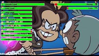 The Loud House Movie (2021) Final Battle with healthbars 1/2