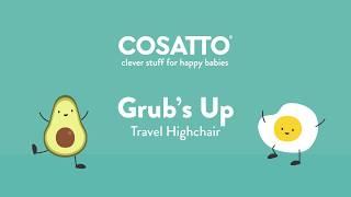 Cosatto Grub's Up Travel Highchair Demo Video