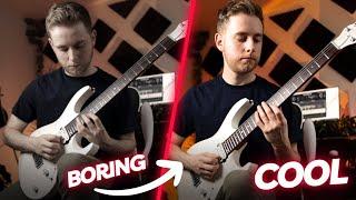 Making a boring riff cool in 1 minute