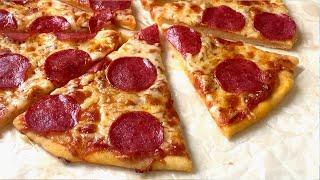Пицца Пепперони на Тонком Тесте рецепт // Homemade Pepperoni pizza on a thin dough recipe