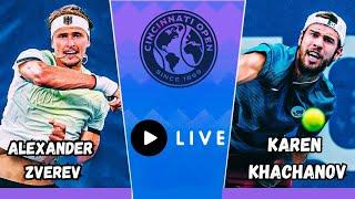 ATP LIVE ALEXANDER ZVEREV VS KAREN KHACHANOV ATP CINCINNATI OPEN 2024 TENNIS PREVIEW STREAM