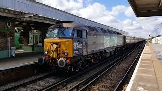 Direct Rail Services Class 57/3 57306 and 57301 Barnham 9/9/17