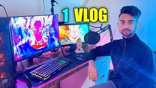 MY FIRST VLOG #1 + GAMING SETUP TOUR