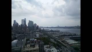 4K NYC Manhattan Hudson River Time lapse Friday, August 02, 2024