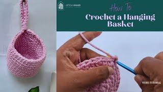 Crochet Hanging Basket Tutorial | DIY Home Decor for Any Room | Artisan Haus TV