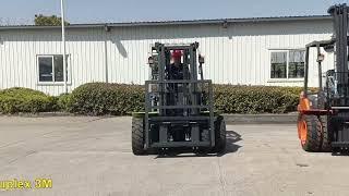 china SNSC empilhadeira 3000kg diesel forklift demo video