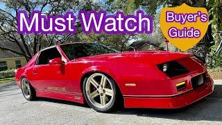 Watch before buying 3rd gen Camaro Firebird + Buyers Guide! Tips + Tricks