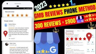 GMB listings review method 2023 full working| Earn $900 from google review method