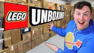 Unboxing Our Entire LEGO Collection Episode 1!