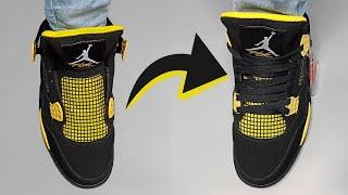 How to tie shoelaces in sneakers in cool way | Lacing Jordan Styles