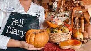 Autumn moments in the calm house | Cottagecore decor and cooking