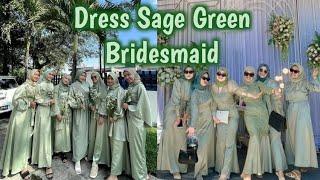 INSPIRASI DRESS SAGE GREEN BRIDESMAID