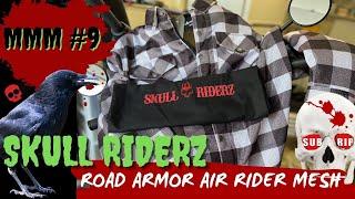 MMM#9   Skull Riderz Road Armor Air Rider Mesh Armored Shirt Unboxing and First Impressions.