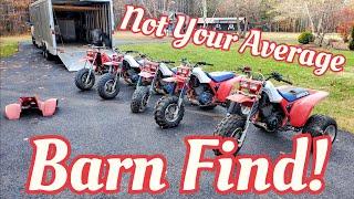 Not Your Average Barn Find! - The day we dragged home 4 1985 Honda ATC 350X's and a 250R