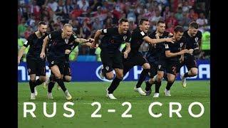 Russia vs Croatia 2-2(3-4) | All Goals and Highlights | World Cup Russia 2018 - From Stands