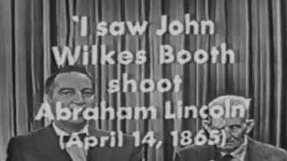 Last Witness to President Abraham Lincoln Assassination I've Got A Secret