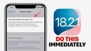 iOS 18.2.1 - Do This IMMEDIATELY After You Update!