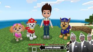 I found Real Paw Patrol in Minecraft - Coffin Meme